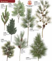 Artificial Christmas Tree Branches