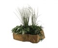 45 inches X 40 inches X 10.5 inches Lightweight Outdoor Planter Rock - Natural Brown