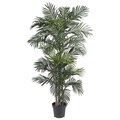 EF-1589 6.5 feet Outdoor Tropical Areca Golden Cane Tree in Plastic Pot GreenUV Coated Leaves U.V. Stabilized (resists fading under sunlight).Create your own tropical Oasis!