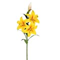 36" Yellow Lily Spray 2/pk