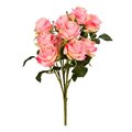 17.5" Pink Rose Bush