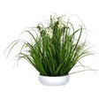 21" Cream Potted Cosmos Grass