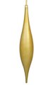 22 inches Plastic Shiny Finial Ornament - Outdoor UV Paint Finish - Gold