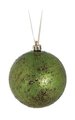 4 inches Plastic Ball Ornament - Antique Green