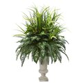 42” Mixed Greens Artificial Plant in Urn