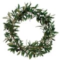 20 inches Olive Wreath  Green Burgundy