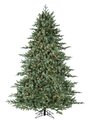 EF-Y0J509-GR/GY 9'Hx72"D Japanese Mountain Artificial Christmas Pine(pe) Tree x2518 w/1150 Smart ALL-Lit Clear Lights (ms) Green