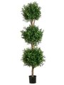 EF-115 5 feet Rain Locust EF-115A Triple Ball Topiary Green (Price is for Two PC Set)