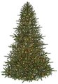 7.5 Foot Tall 10 Foot Tall 12 Foot  Tall Richmond Pine Artificial Christmas Tree With LED Lights