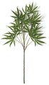 50 inches Marijuana Branch - 15 Green Leaves - Green/Brown Stem