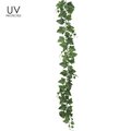 5 feet UV Outdoor  Protected Grape Leaf Garland Green