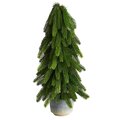 21" Christmas Pine Artificial Tree in Decorative Planter