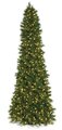 12 Foot Tall Mika Pine Pencil Christmas Tree - 1,100 Warm White LED Lights - 56 inches Width