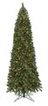 9 feet Virginia Pine Christmas Tree - Slim Size - 700 Warm White 5.5mm LED Lights