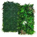 20 inches Wide 40 inches Long Outdoor UV Rated Rainforest Hawaiian Plastic Artificial Living Wall