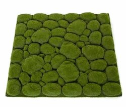 20 Inch X 20 Inch Green Lump Moss Mat