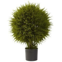 32” Outdoor Cedar Ball Topiary