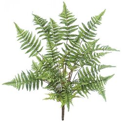 32 inches Tree Fern - 37 Green Leaves - 33 inches Width- FIRE RETARDANT