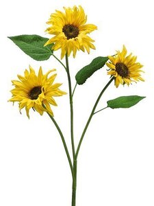 30 inches Sunflower Spray   Yellow