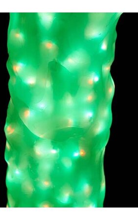 7.5' Ice Tree - 2592 Multi-Color 3mm LED Lights - 7 Colors - Shapeable Branches - Adaptor Included Control Box and 2 Remotes