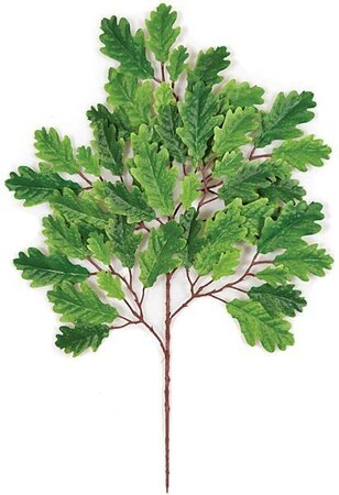 Earthflora's 23 Inch Ifr Oak Branch - Green (Sold By The Dozen) Fire Retardant