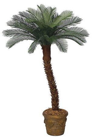 AP-01614   Select your own height from 4 feet to 12 feet tall. Polyblend Palm tree width 48 inches wide, select your size and trunk style!
