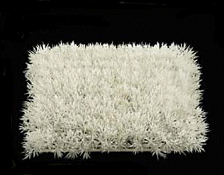 12 inches Plastic Glittered Grass Mat Panel Priced in a set of 3 mats