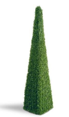 EF-703 60 inches Mini Tea Leaf Pyramid Topiary 5,650 Leaves