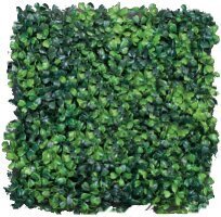 EF-1275  10.5 inches Plastic Boxwood Mat 10 inches Square - 170 Leaves - Tutone Green 2 inches Height (Priced in a set of 3)
