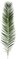 87.5 inches Phoenix Palm Frond - 126 Tutone Green Leaves - FIRE RETARDANT