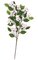 29 inches Dogwood Branch - 27 Leaves - 9 Flowers - Pink/White
