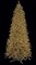 7.5 feet Pre-Lit Slim Gold Tinsel Christmas Tree