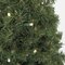 6 feet PVC Square Cone Christmas Tree - 245 Warm White 5mm LED Lights