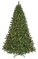 7.5 Foot Tall Columbia Spruce Christmas Tree With Pine Cones - 650 Warm White 5mm LED Lights