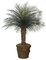 4 feet Areca Palm Tree - Synthetic Trunk - 33 Green Fronds - Bare Trunk