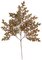 27 inches Small Pin Oak Branch - 81 Leaves - Brown - FIRE RETARDANT