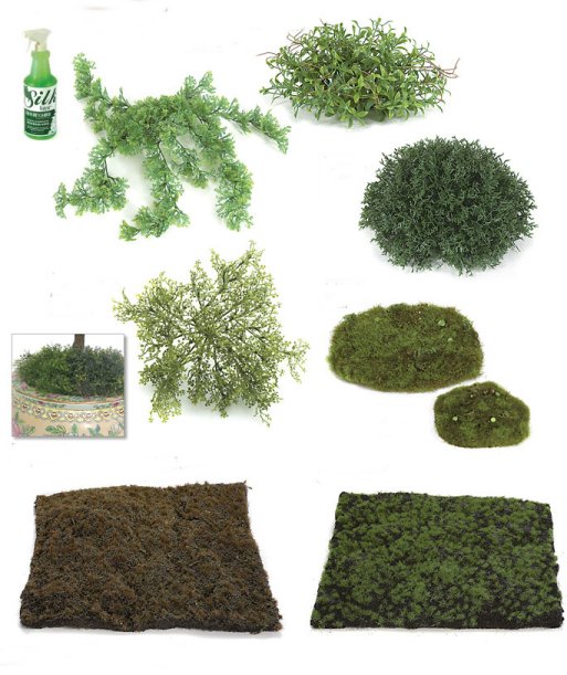 Earthflora > Buy Silk Plant Cleaner & Moss planter toppers online