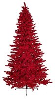 Flocked Color Christmas Trees