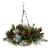 Christmas Holiday Hanging Baskets