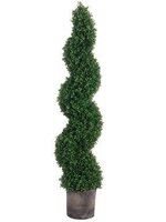 Artificial Boxwood Spiral Topiary