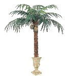 Tropical Artificial Coconut Palms