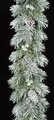 6' Flocked Longleaf Garland with Pine Cones - Silver Ice Twigs