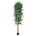 10 Foot Artificial Ficus Tree With Natural Trunk