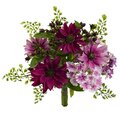 9" Mixed Pink Daisy Artificial Flower Bundle (Set of 3)