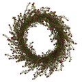 20" Boxwood and Berries Artificial Wreath