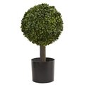 21" Boxwood Ball Topiary Artificial Tree
