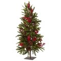 36" Pine and Berry Christmas Tree