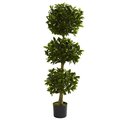 5' Triple Bay Leaf Topiary (Indoor/Outdoor)