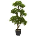 37" Bonsai Styled Outdoor Podocarpus Artificial Tree