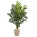 5.5' Paradise Artificial Palm Tree in Sand Colored Planter